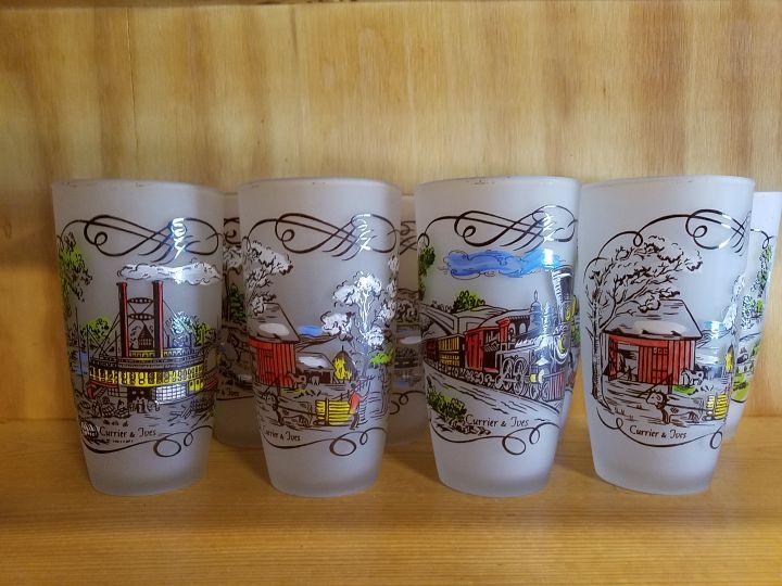 Vintage glassware
