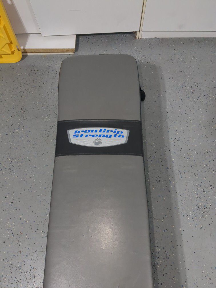Irong Grip Bench And Weights 