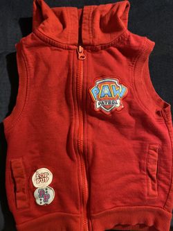 Paw patrol Zip Up Vest With Hood