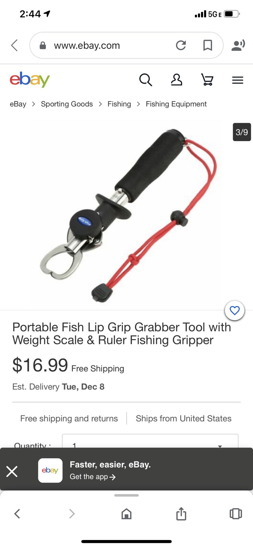 Portable Fish Lip Grip