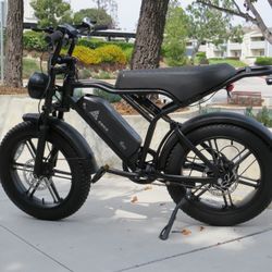 TST R002 20" 1500W Full Suspension E-Bike – Black