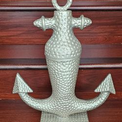 Tommy Bahama 2-Piece Nautical Anchor Cocktail Shaker Holder Novelty Barware