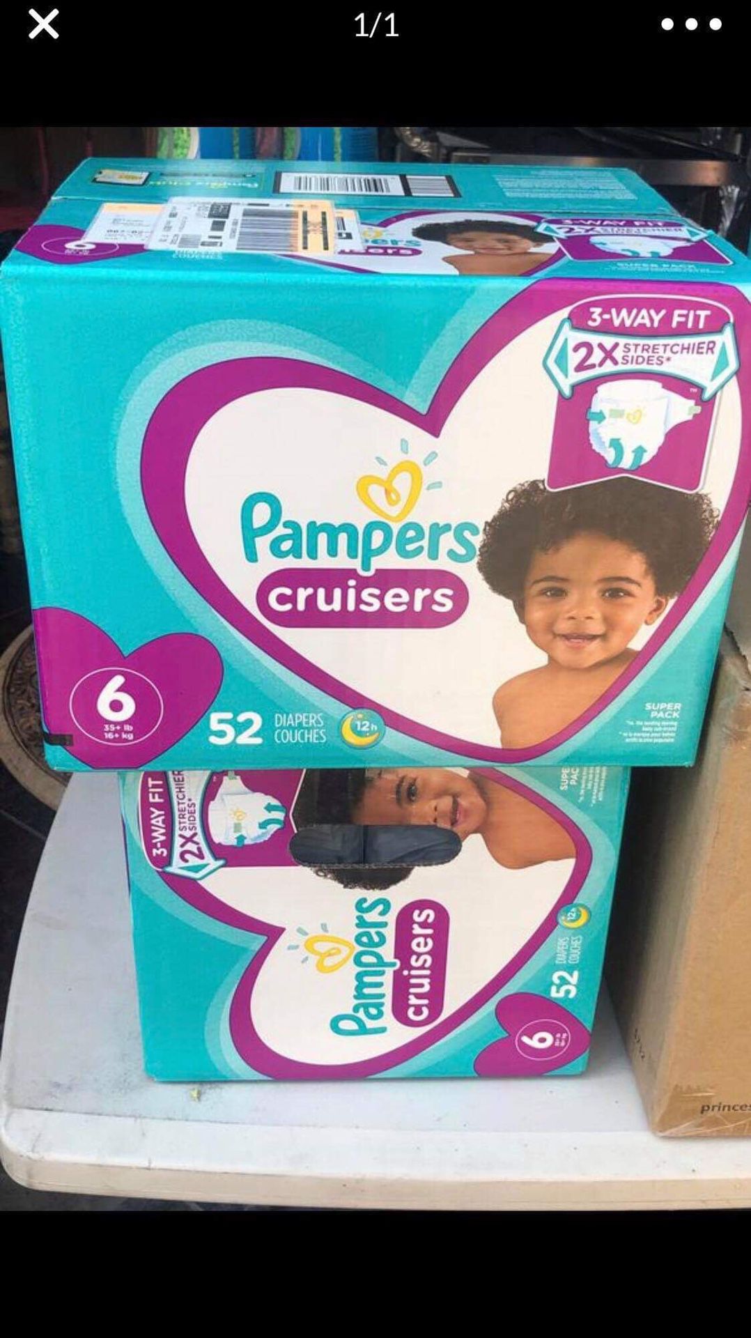 New size 6 pampers