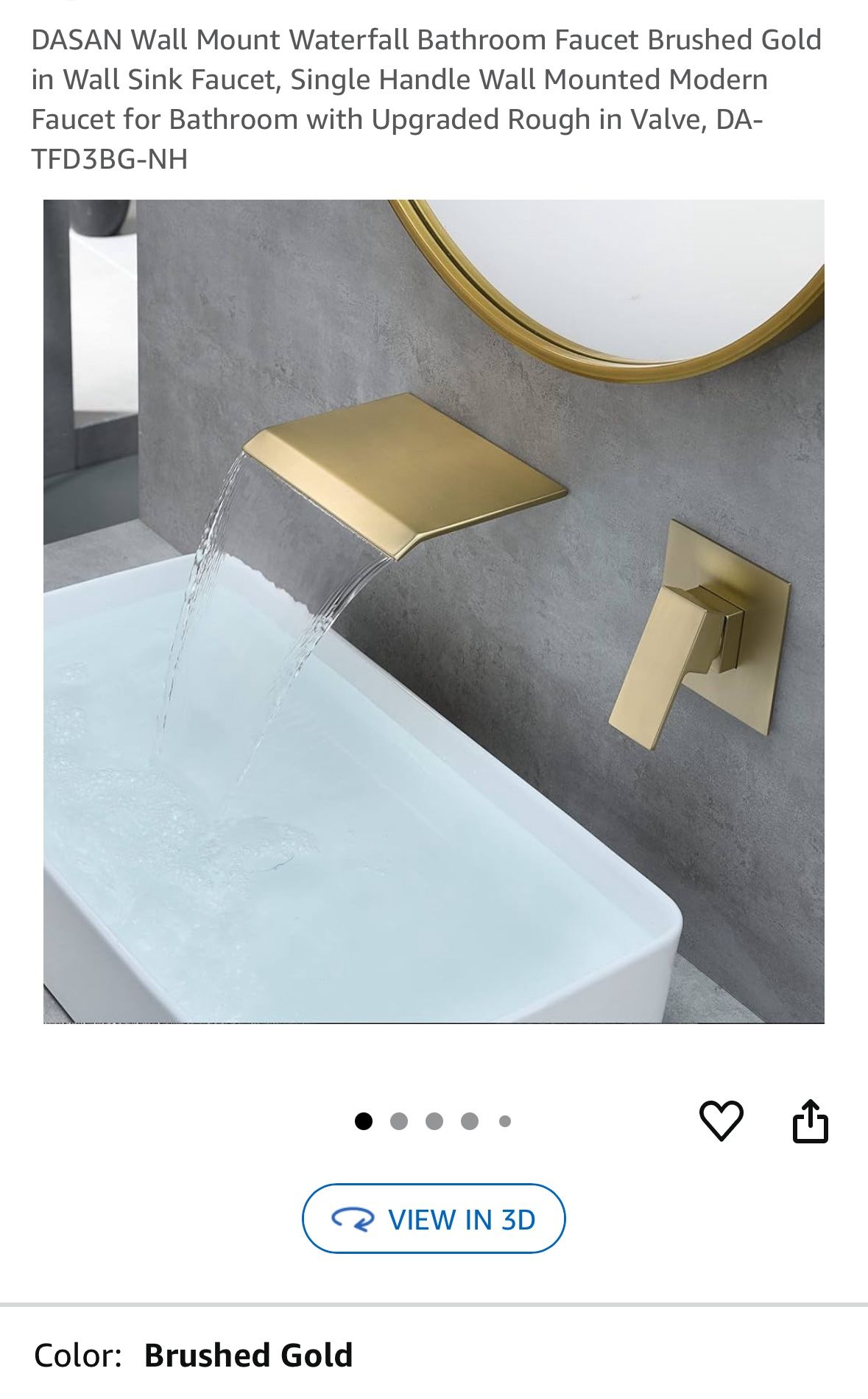 Shower Faucet Wall Mount