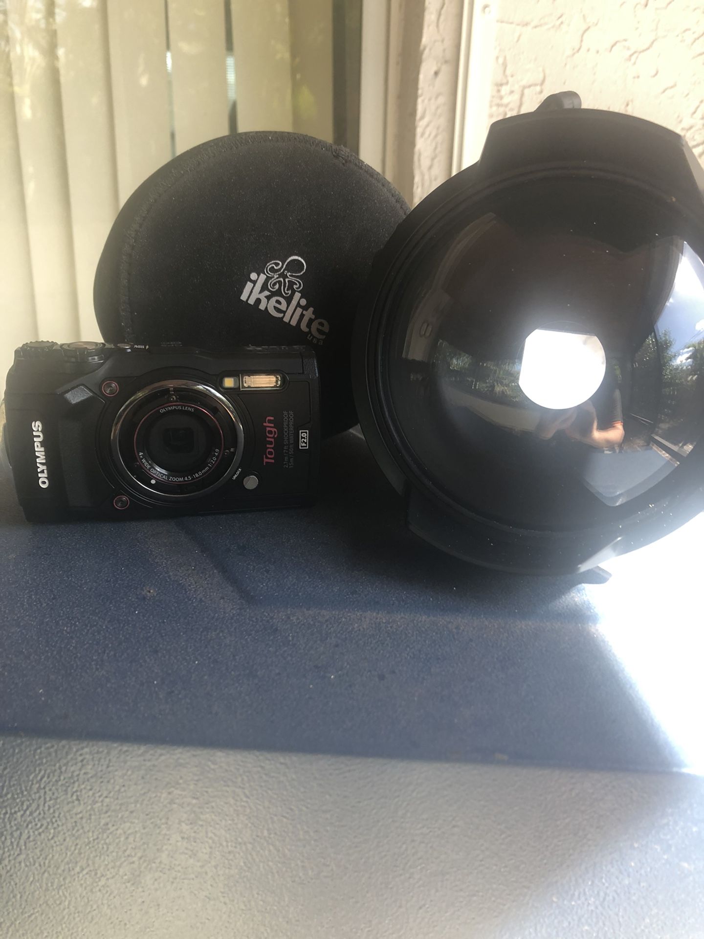Olympus Tough Tg-5 Waterproof Camera And Ikelite Housing
