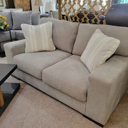 Grey Modern New Loveseat