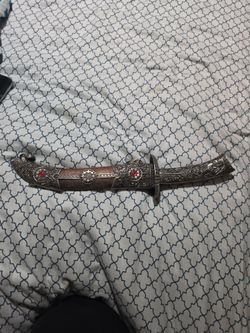 Decorative Dagger with Ornate Sheath
