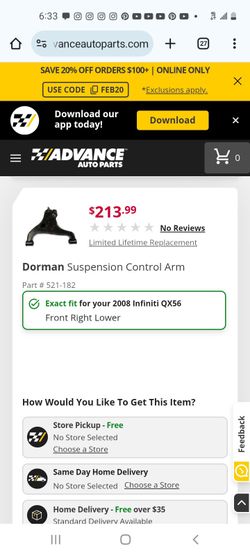 Suspension Control Arm