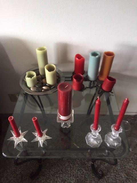 Lot of Candles and holders