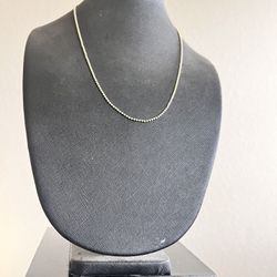 Gold Plated over 925 Moon Cut Chain 22”