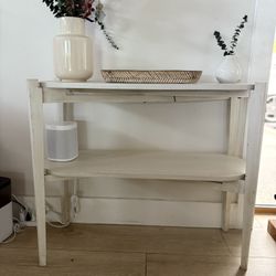 Antique White Console Table
