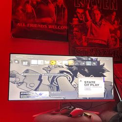 34 Inch CRUA Gaming Monitor Screen