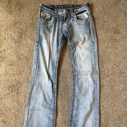 Rock Revival Owen Bootcut Men’s Jeans Size 31