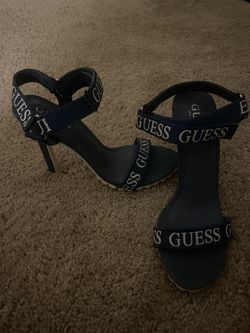Blue Guess Heels