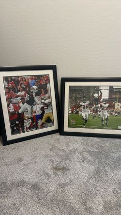 Larry Fitzgerald And Michael Floyd Framed Pictures