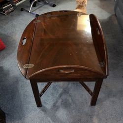 Rare Ethan Allen Coffee Table Butlers Tray 