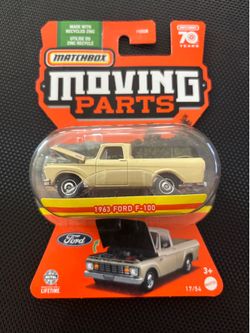 2023 Matchbox Moving Parts 1963 Ford F-100 SANDSHELL BEIGE 17/54