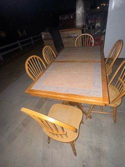 Dining table.