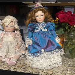 Porcelain Dolls FromTHE 1980's Collectible Collection 