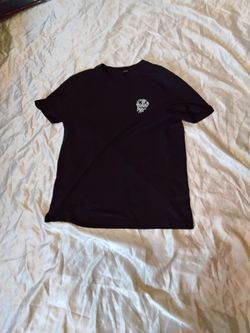 Black Graphic Crew Neck T-Shirt
