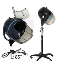 Stand Up Hair Dryer 1300W Adjustable Floor Hooded Bonnet Hair Dryers with Rolling Wheels Professional Salon Equipment for Beauty Home Hair Drying