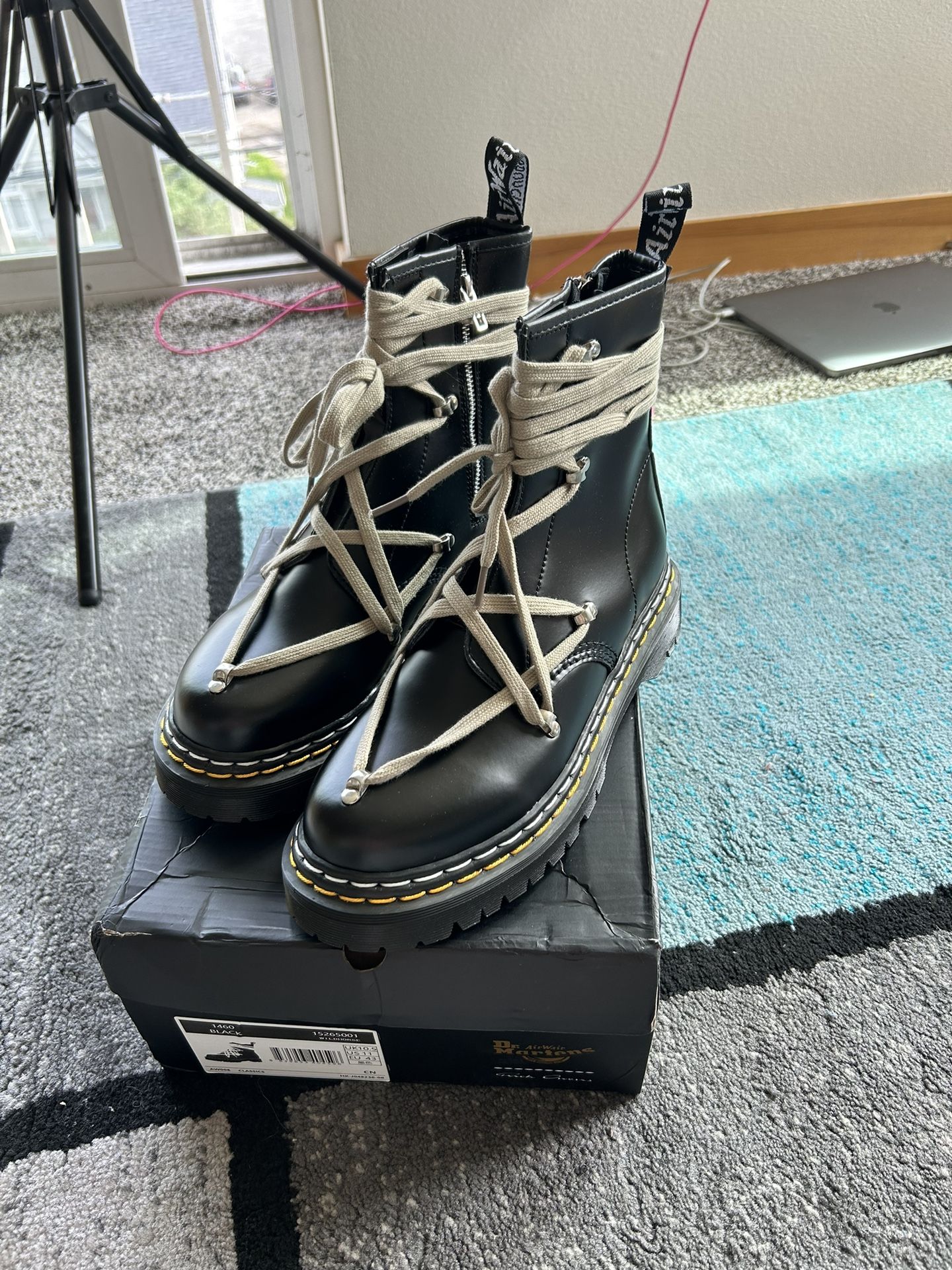 Rick Owens x Doc Martens Boots