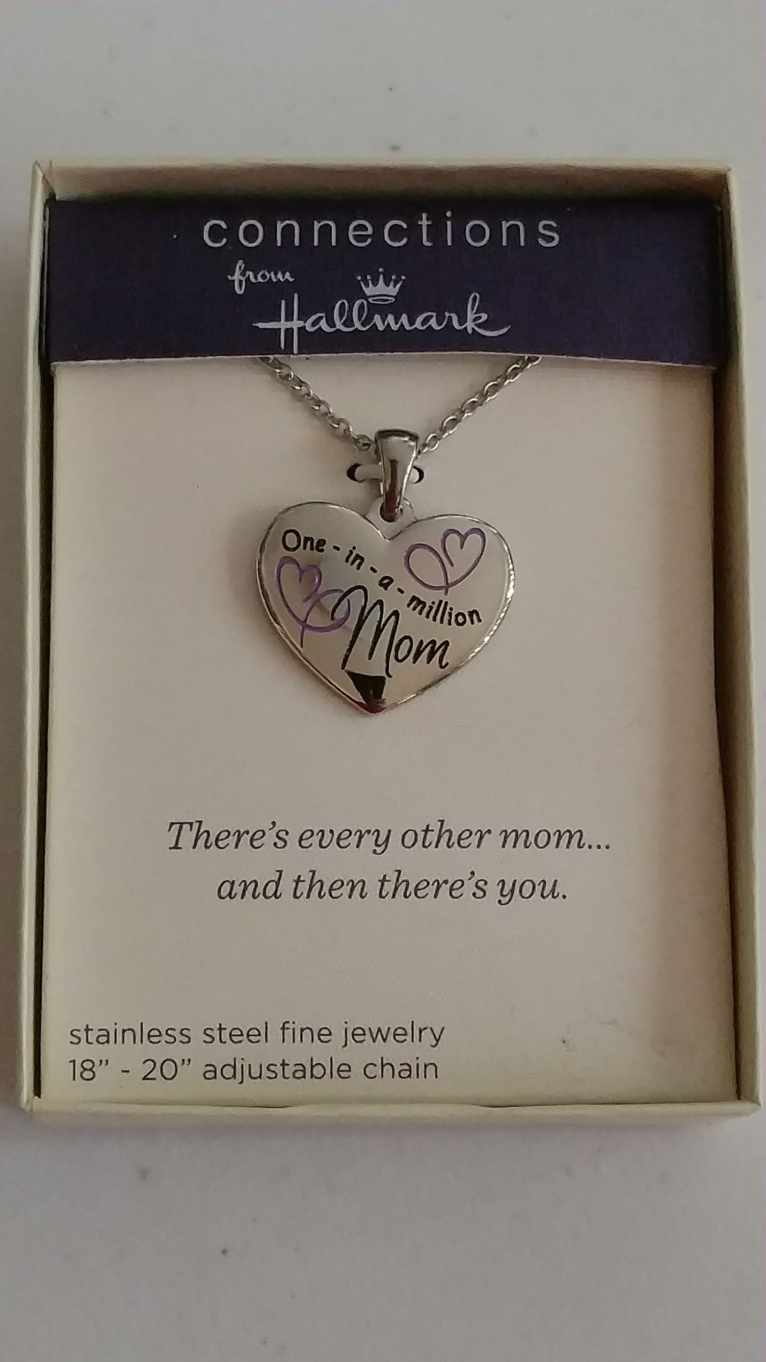 Hallmark Butterfly Mom Necklace