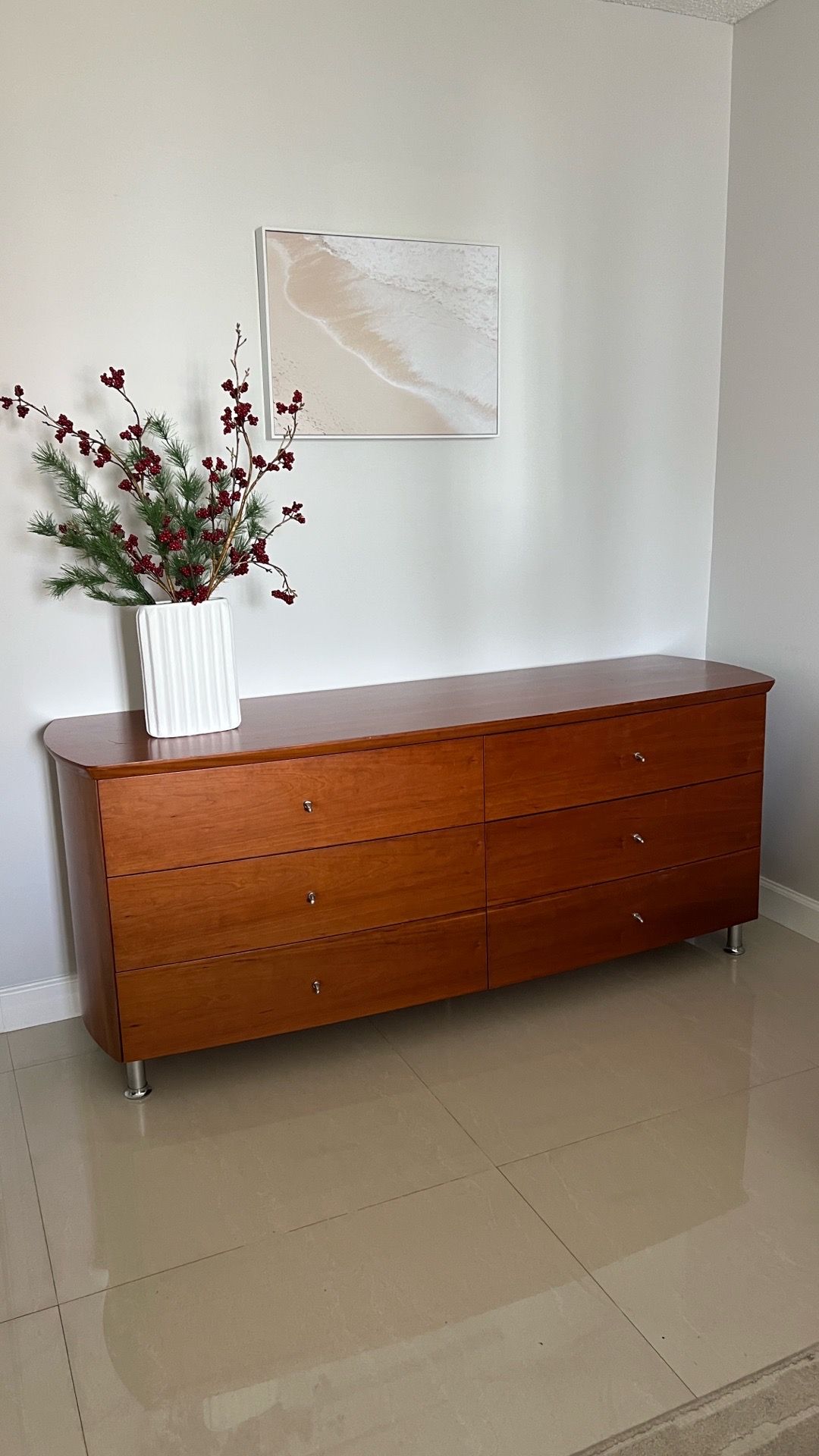 Large Solid Wood Dresser