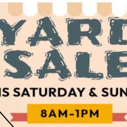 Open house, big yard sale Friday and Saturday bedroom sets, couches, dining table, kitchen table  TV, washer, and dryer refrigerator microwave 