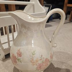 Ceramic Hand Painted Pitcher