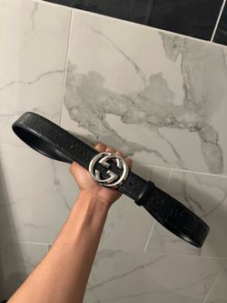 Black Designer Belt Size 115cm/45inchs