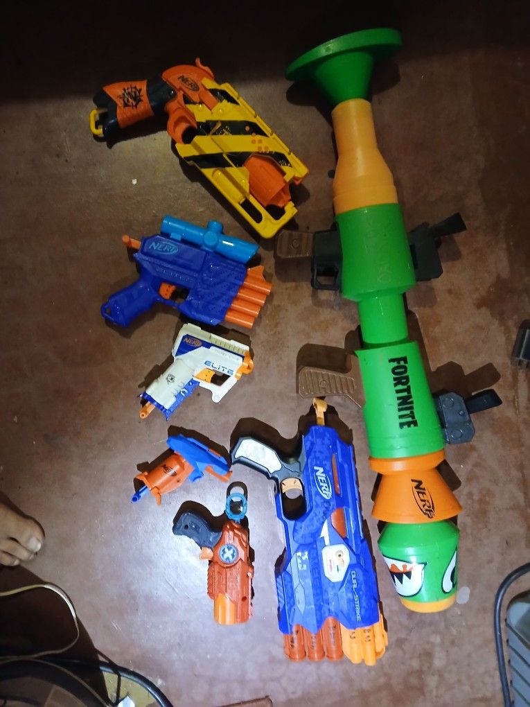 nerf gun collection