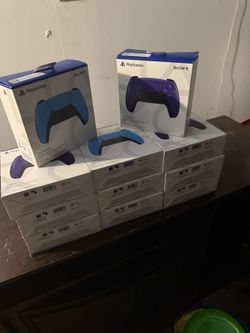 Ps5 controllers brand new blue and purple