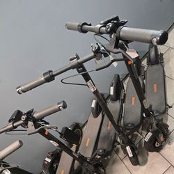 Electric scooters different brown