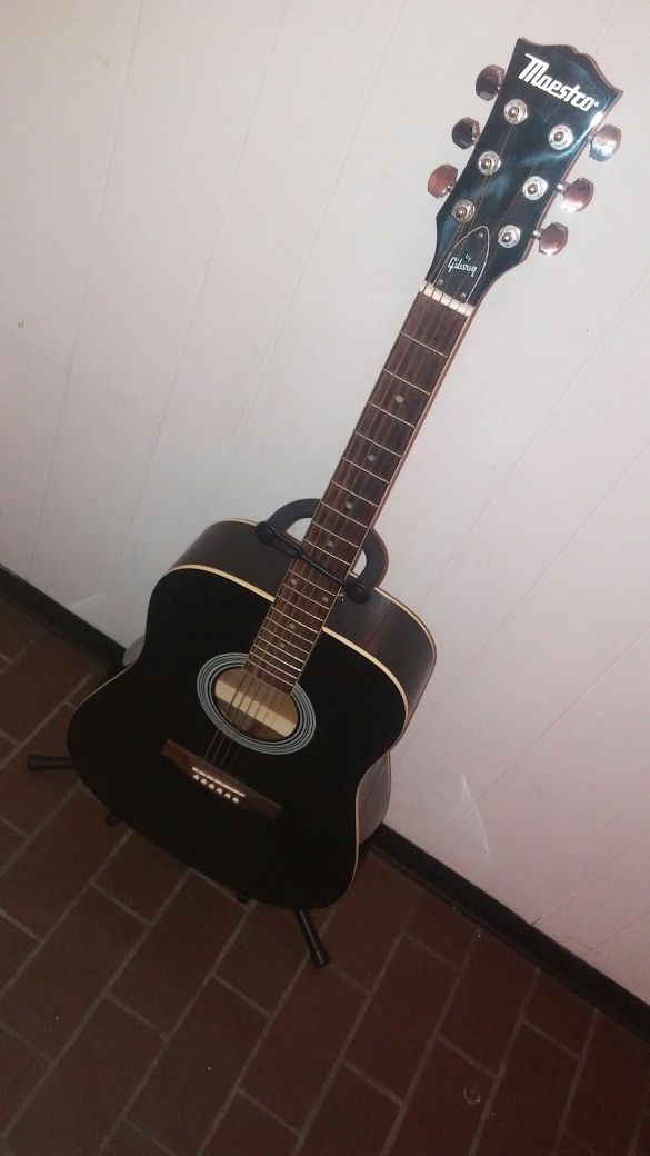 Maestro gibson acoustic guitar # sa41bkch