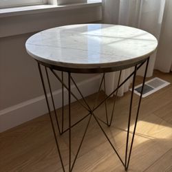 Marble end table