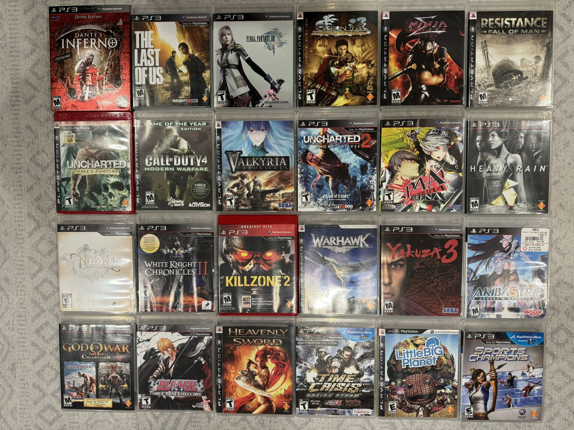 Open PlayStation 3 Games - Individually Priced In Description