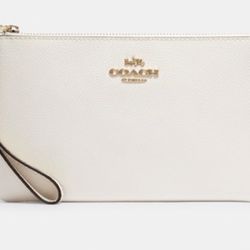 COACH Corner Zip Wristlet