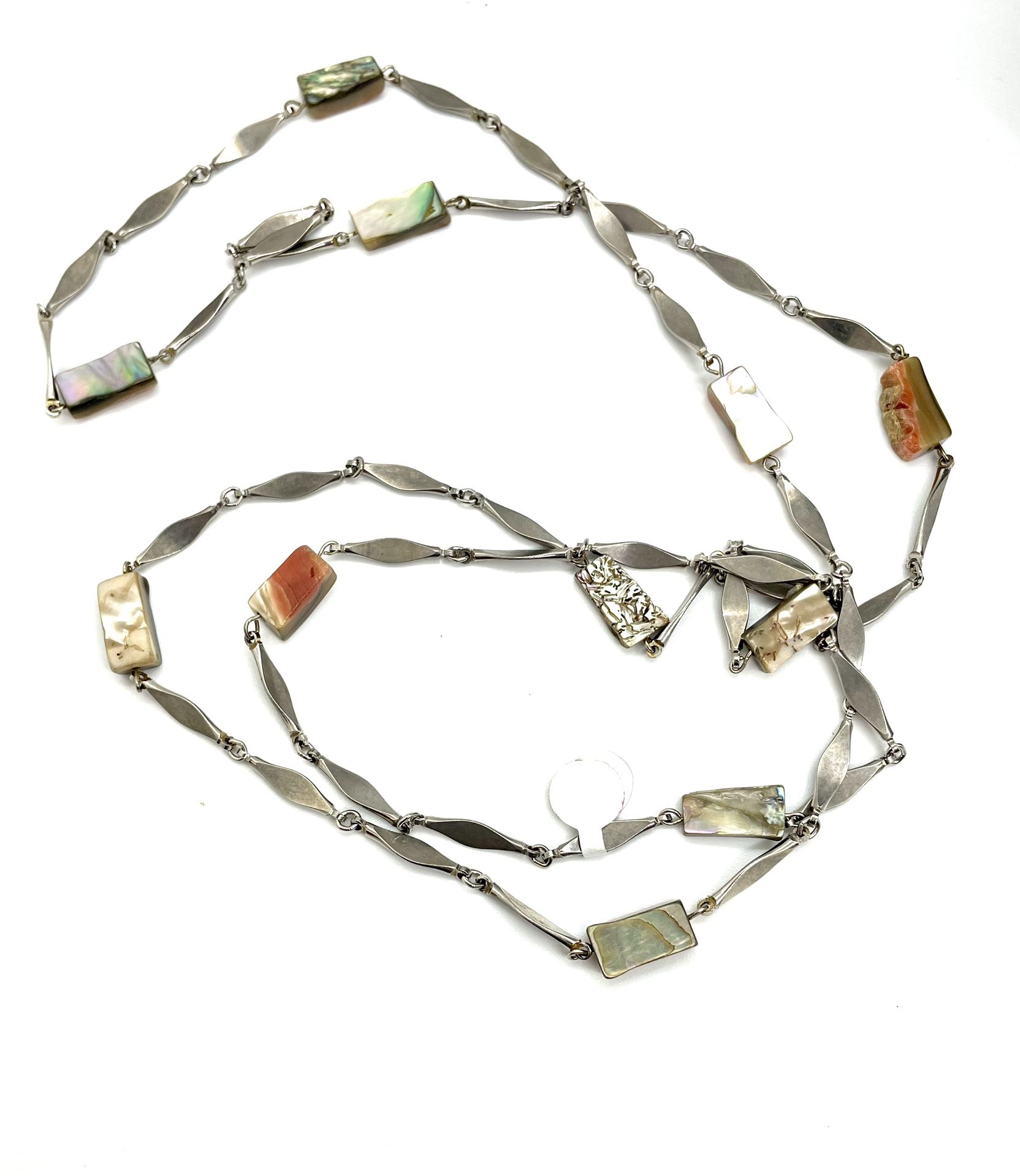 Long 48” Abalone Necklace