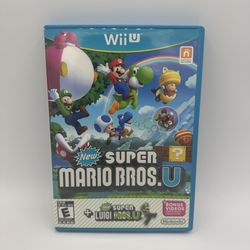 Super Mario Bros. U with New Super Luigi U Wii U Working Tested