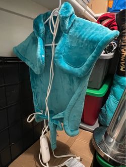 Teal Electric Heated Shoulder, Neck & Back Wrap