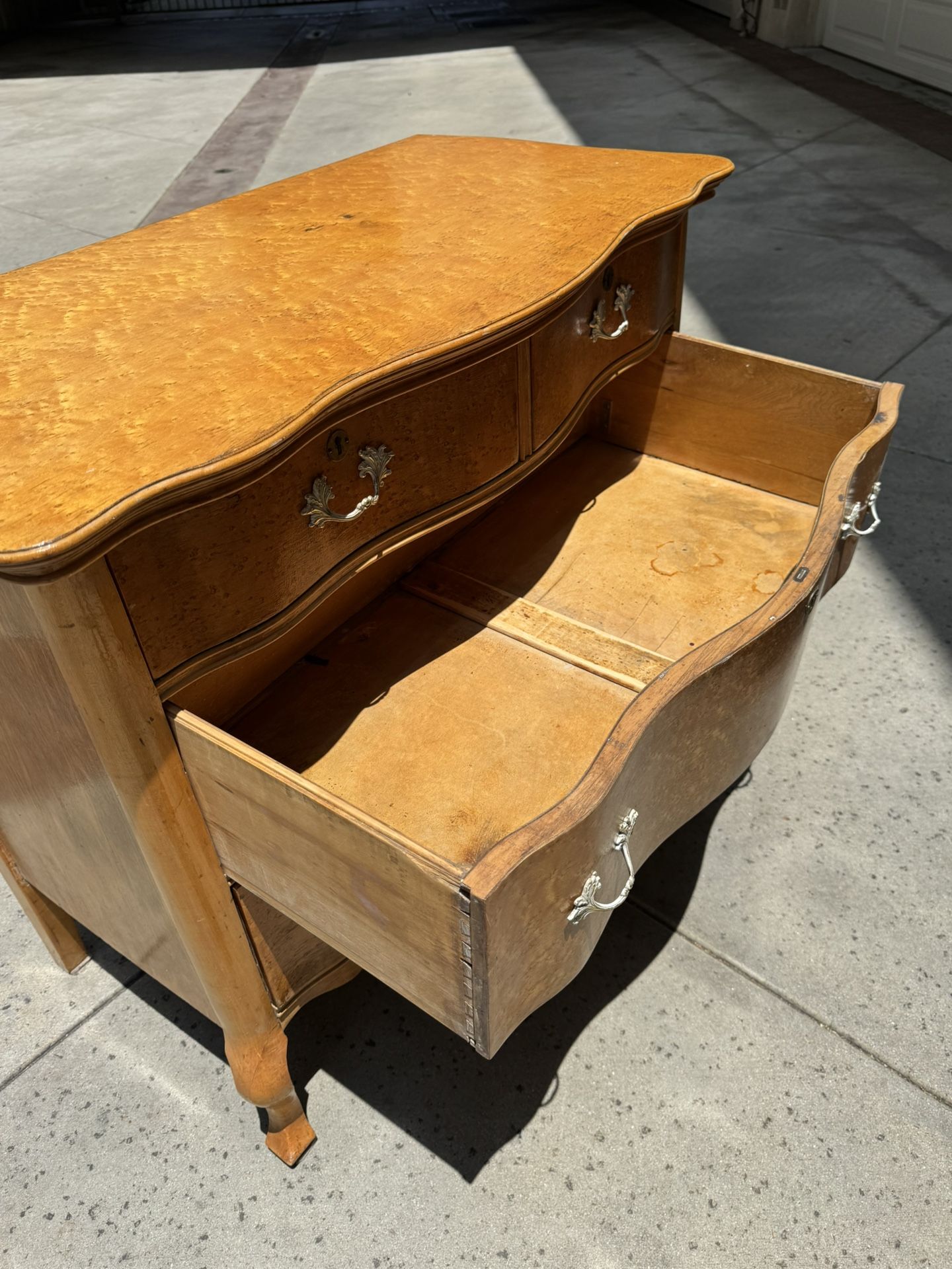 Vintage Birdseye Maple Dresser