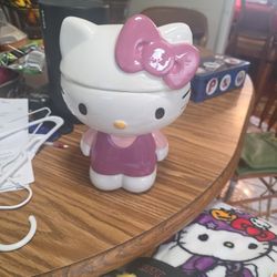 Sanrio Hello Kitty Large Figural CANISTER Cookie Jar 