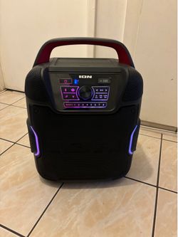 Ion Pathfinder 320 - Portable Bluetooth Speaker – 120 Watts, 100-Hour Battery, Waterproof, LED Light Show