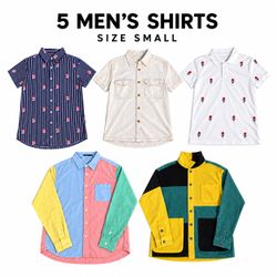 5 Men's Shirts Bundle Size Small