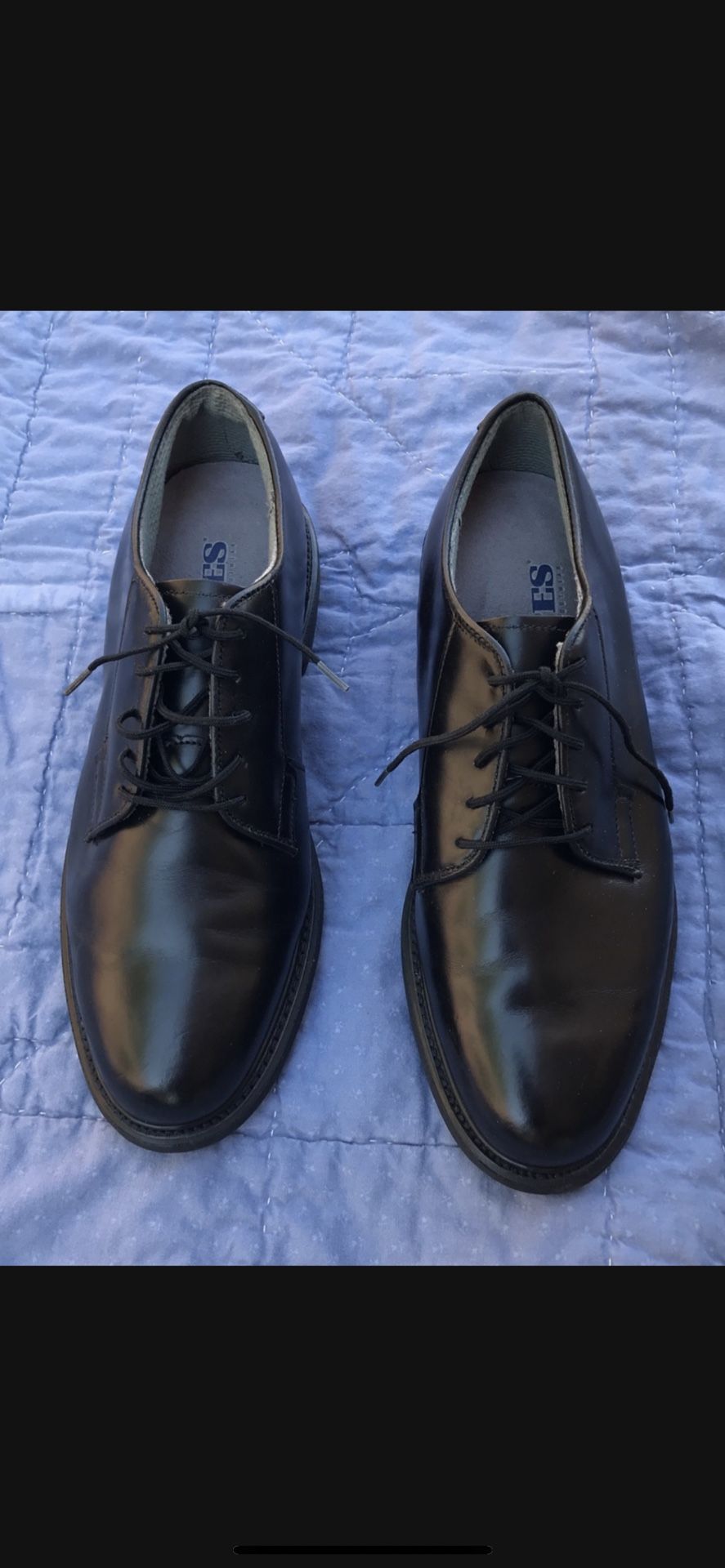Bates Uniform Footwear Leather Shoes, Size 8.5