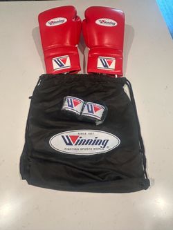 Replica Winning Boxing Gloves – [16oz] – [Red]