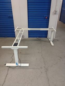 L Shape Electric Sit And Stand Ergonomic Desk