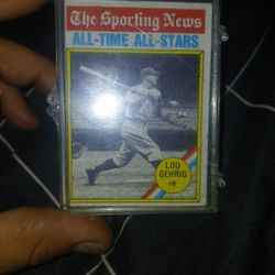 Lou Gehrig Card