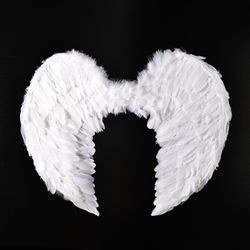 Halloween decoration kids Angel wings 【White】